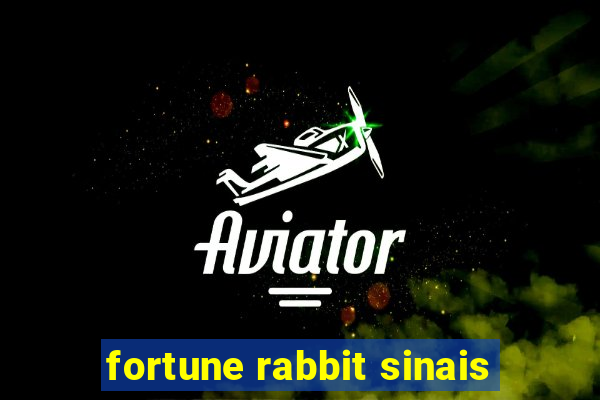 fortune rabbit sinais